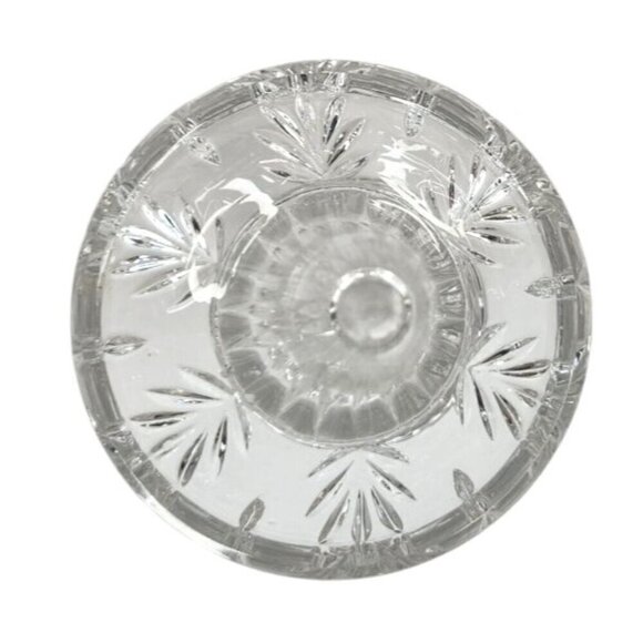 Princess House Lead Crystal Candle Holder / Bud Vase. Made in Germany 8 inch tal - Picture 7 of 10